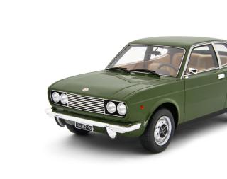 Fiat 128 Coupè 1300 SL - 1972 Verde Laudoracing 1:18 Resinemodell (Türen, Motorhaube... nicht zu öffnen!)